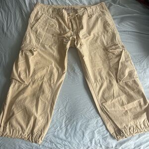 Steve & Barry's Tan Cargo Pants Relaxed Fit